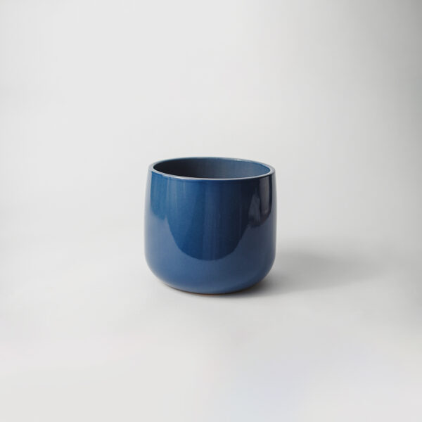 Vaso liso azul