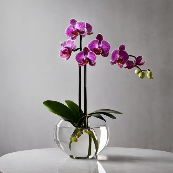 Orquídea phalaenopsis cascata em 1 hastes